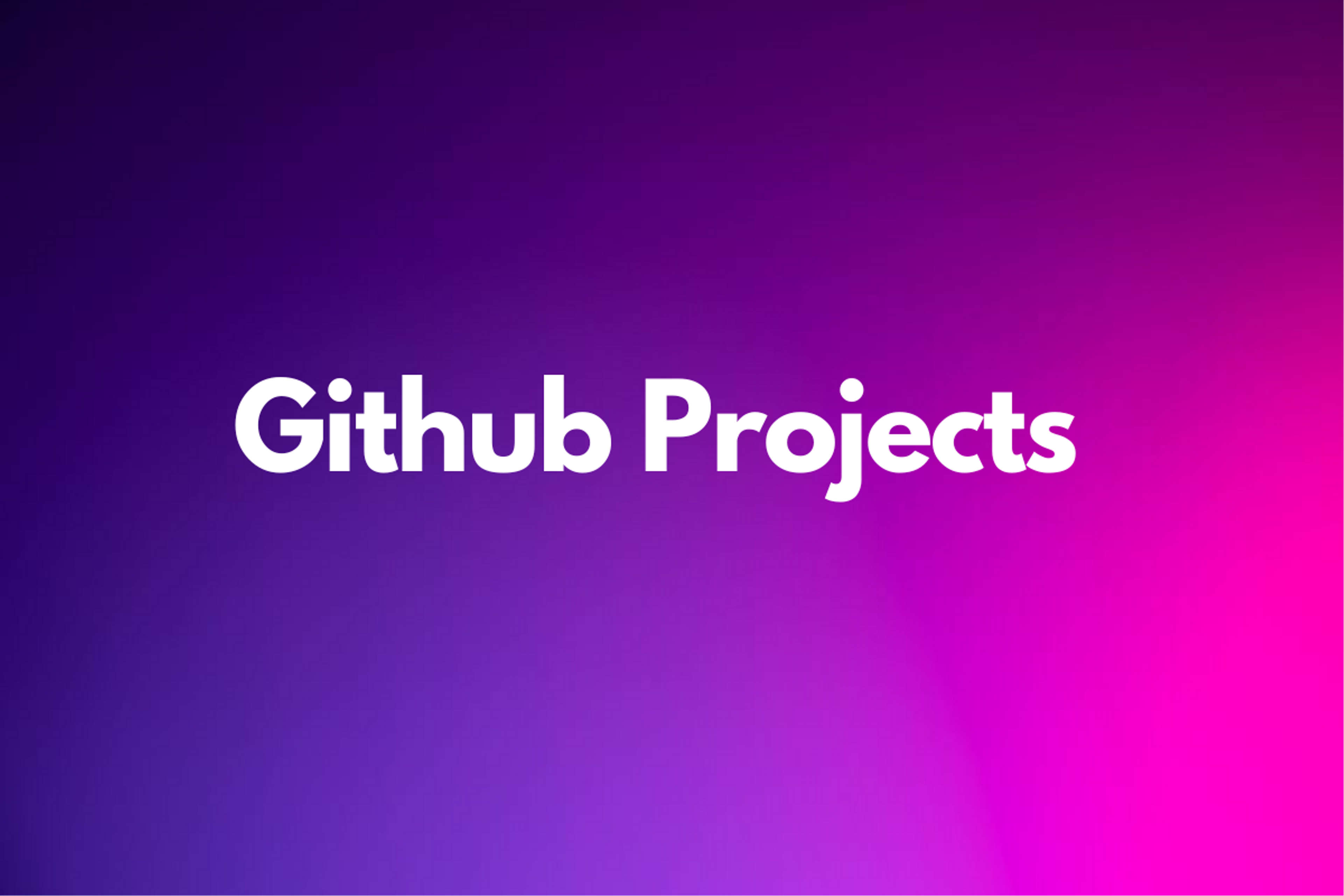 Github Projects